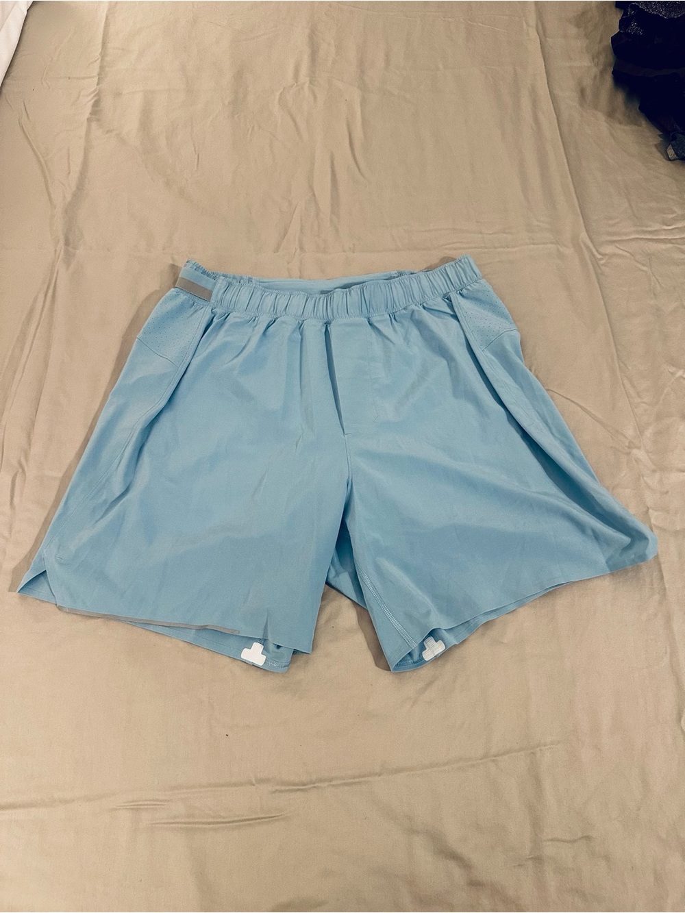 Lululemon light blue - M - Surge linerless 7” shorts